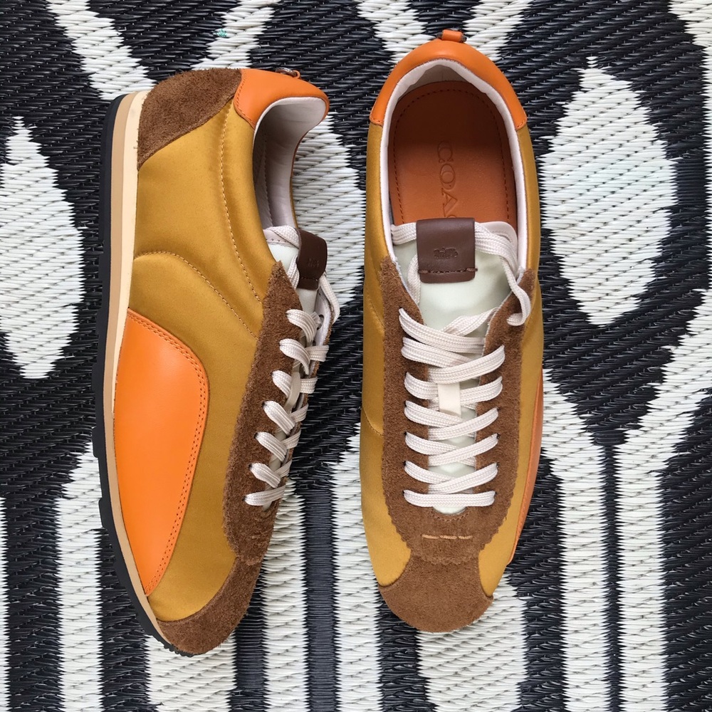 Coach Mens Athletic Sneakers C122 Size 10 Suede